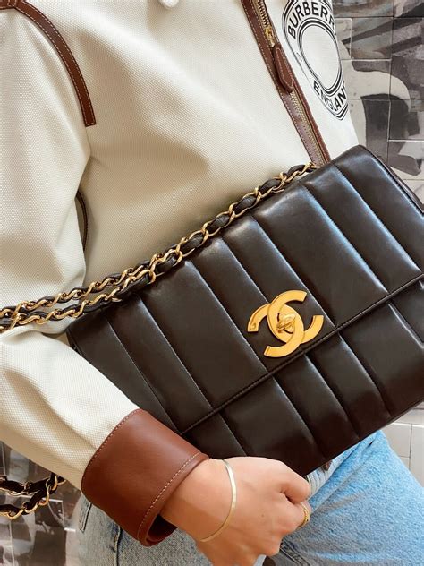 chanel mademoiselle jumbo|Chanel vintage jumbo.